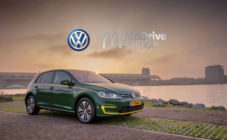 Volkswagen e-Golf McDrive Edition специально для фаст-фудов