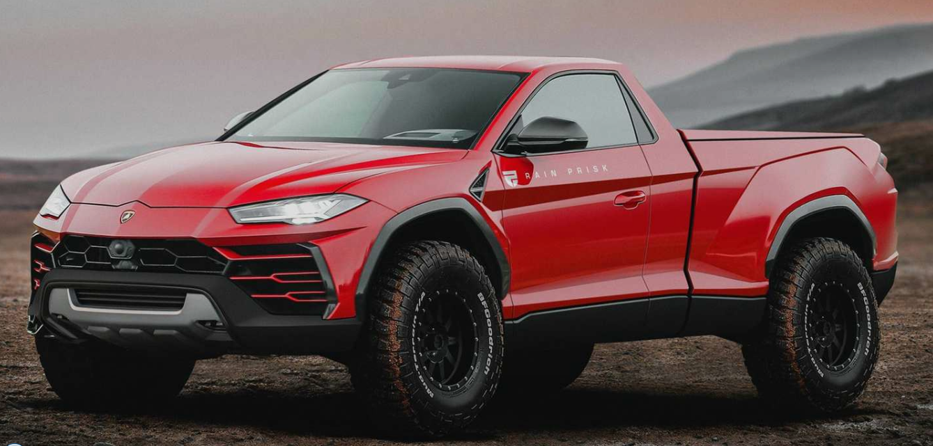 Самый необычный Pick-up — Lamborghini Urus