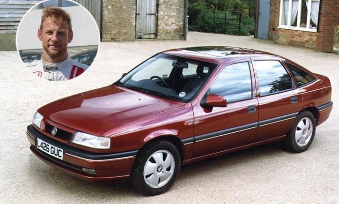 Дженсон Баттон и Vauxhall Cavalier
