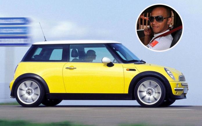Льюис Хэмилтон и Mini Cooper