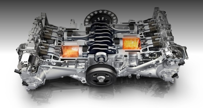 Что такое оппозитный двигатель. Плюсы и минусы оппозитного мотора