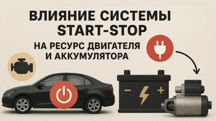 Влияние системы Start-Stop на ресурс двигателя и аккумулятора