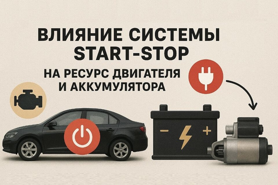 Влияние системы Start-Stop на ресурс двигателя и аккумулятора