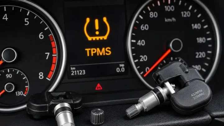 TPMS: чому з’являються помилки датчиків тиску в шинах і як їх усунути