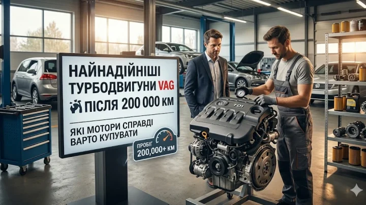 Найнадійніші турбодвигуни VAG після 200 000 км